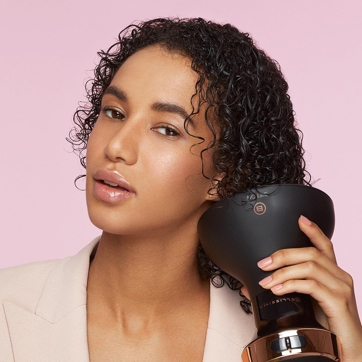 Bellissima Italia Lightweight Ceramic Hair Diffuser Dryer with Argan Oil, Curly Hair, 5000 Watts - Image 5