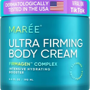 MAREE Moisturizer Body Cream - Body Moisturizer Face Cream with Hyaluronic Acid & Collagen - For Extremely Dry Skin for Women & Men - Crema Hidratante Para El Cuerpo Skin Care Moisturizing - 6.4 Fl Oz