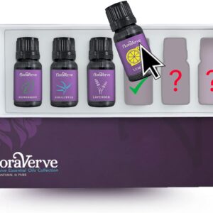 floraVerve Essential Oils Customized Set, Build Your Own Collection, All Natural & 100% Pure Aromatherapy Essential Oils, NO More Pre-Set Collection - Pick Only Those You Like! (6x10mL)