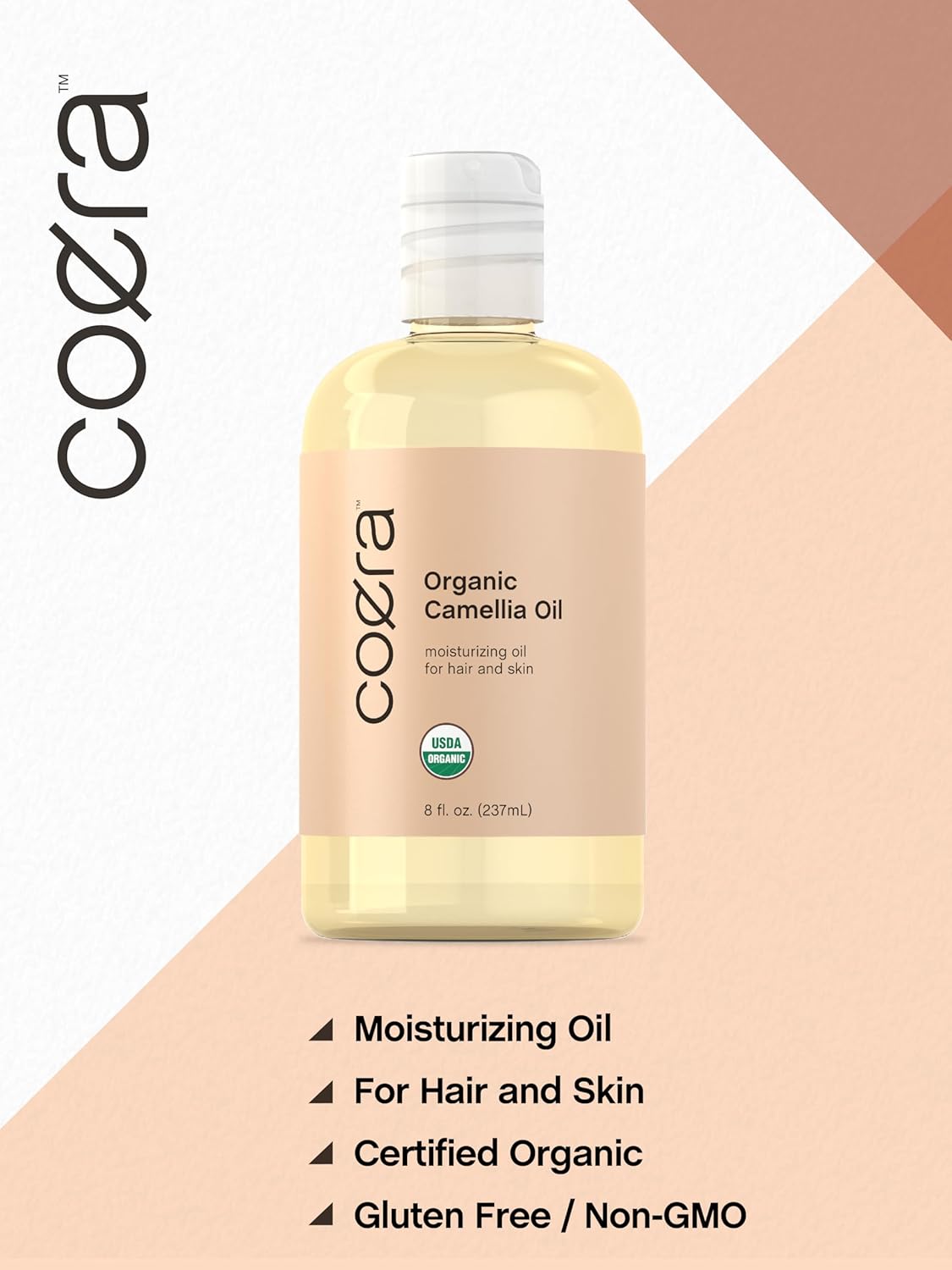 TiktokCoera Camellia Oil | 8 fl oz (Pack of 1) | Certified Organic | Moisturizing Oil for Hair and Skin | Free of Parabens, SLS, & Fragrances - Image 4