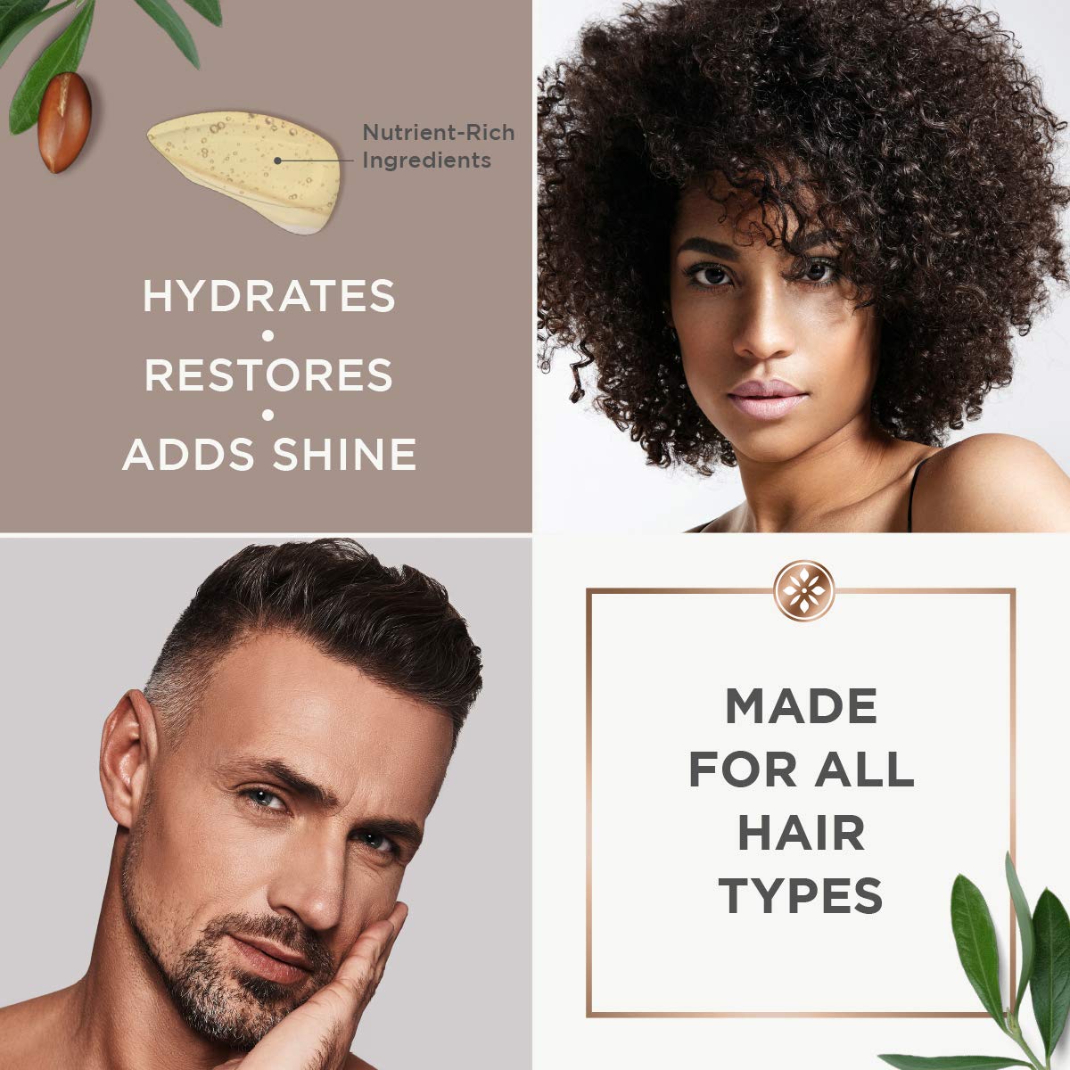 Argan Magic Intensive Hair Oil - Restores Manageability and Elasticity | Adds Shine and Gloss | Controls Frizz | Made in USA, Paraben Free, Cruelty Free (4 oz) - Image 5