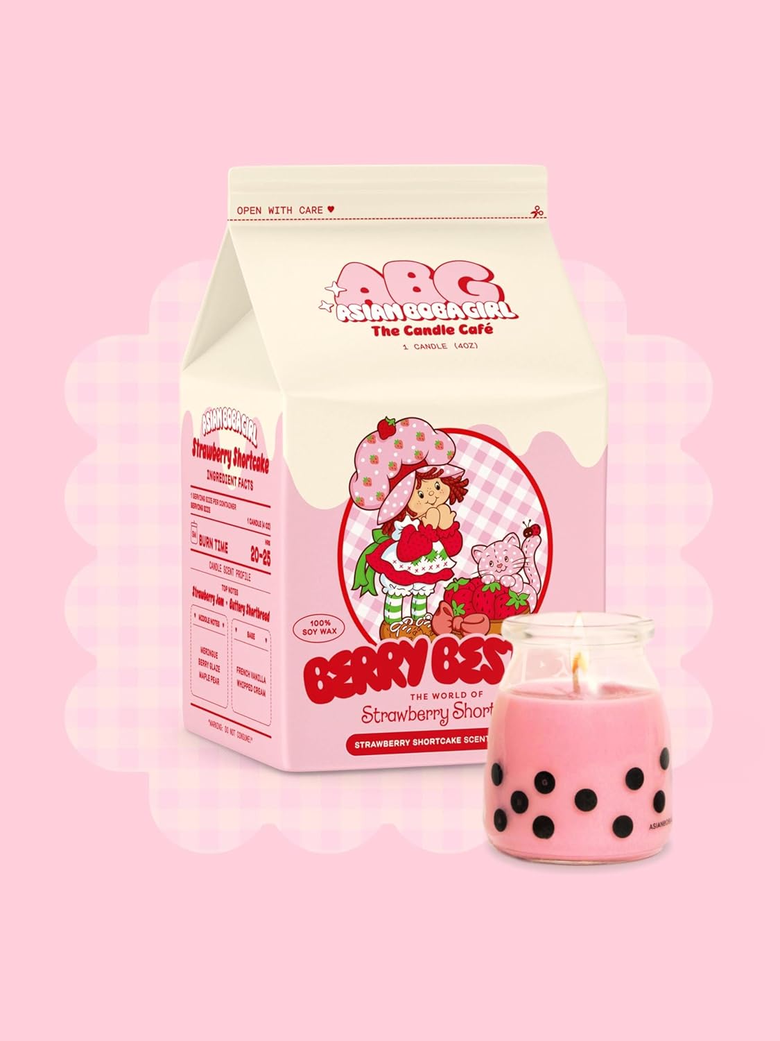 Strawberry Shortcake Candle