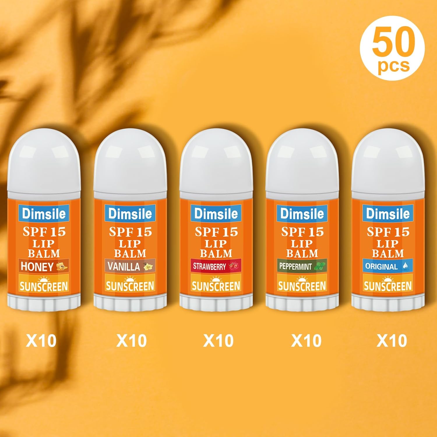 Bulk 25-Piece SPF 15 Mini Sunscreen Lip Balm Sticks for Employee Gifts - Image 3