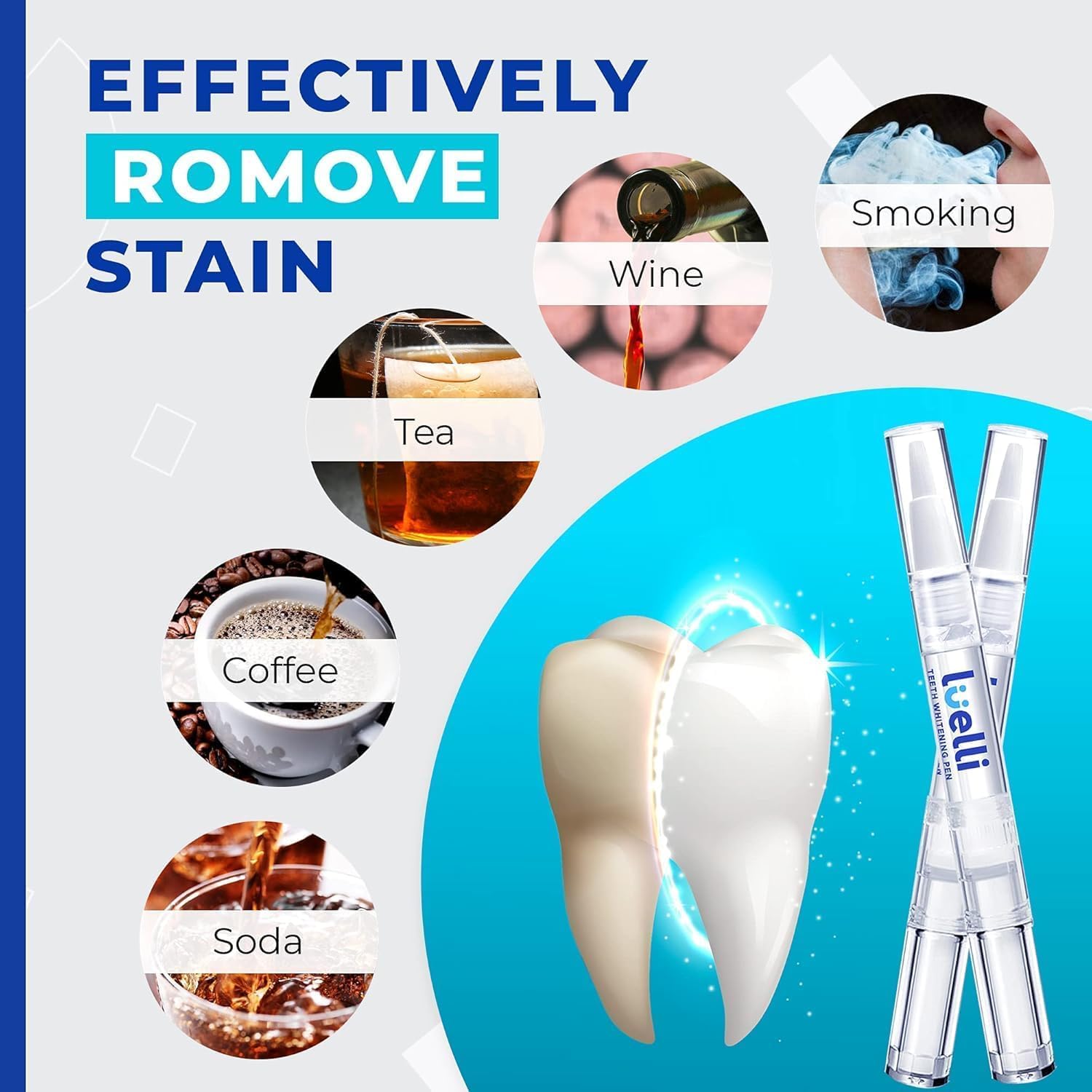 Gentle 35% Carbamide Peroxide Teeth Whitening Pen for Deep Stain Removal, No Sensitivity - Image 3