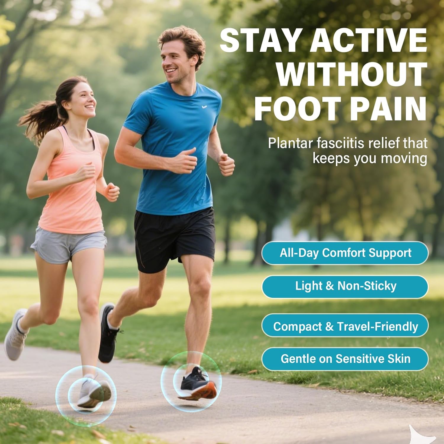 TRIXES 60ML Natural Foot Pain Relief Cream for Plantar Fasciitis and Heel Spurs - Image 2