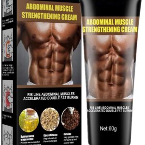 Abdominal Sculpting Cream, Fat Burning & Anti Cellulite Skin Tightening Gel, Workout Enhancer for Tummy, Belly & Waist