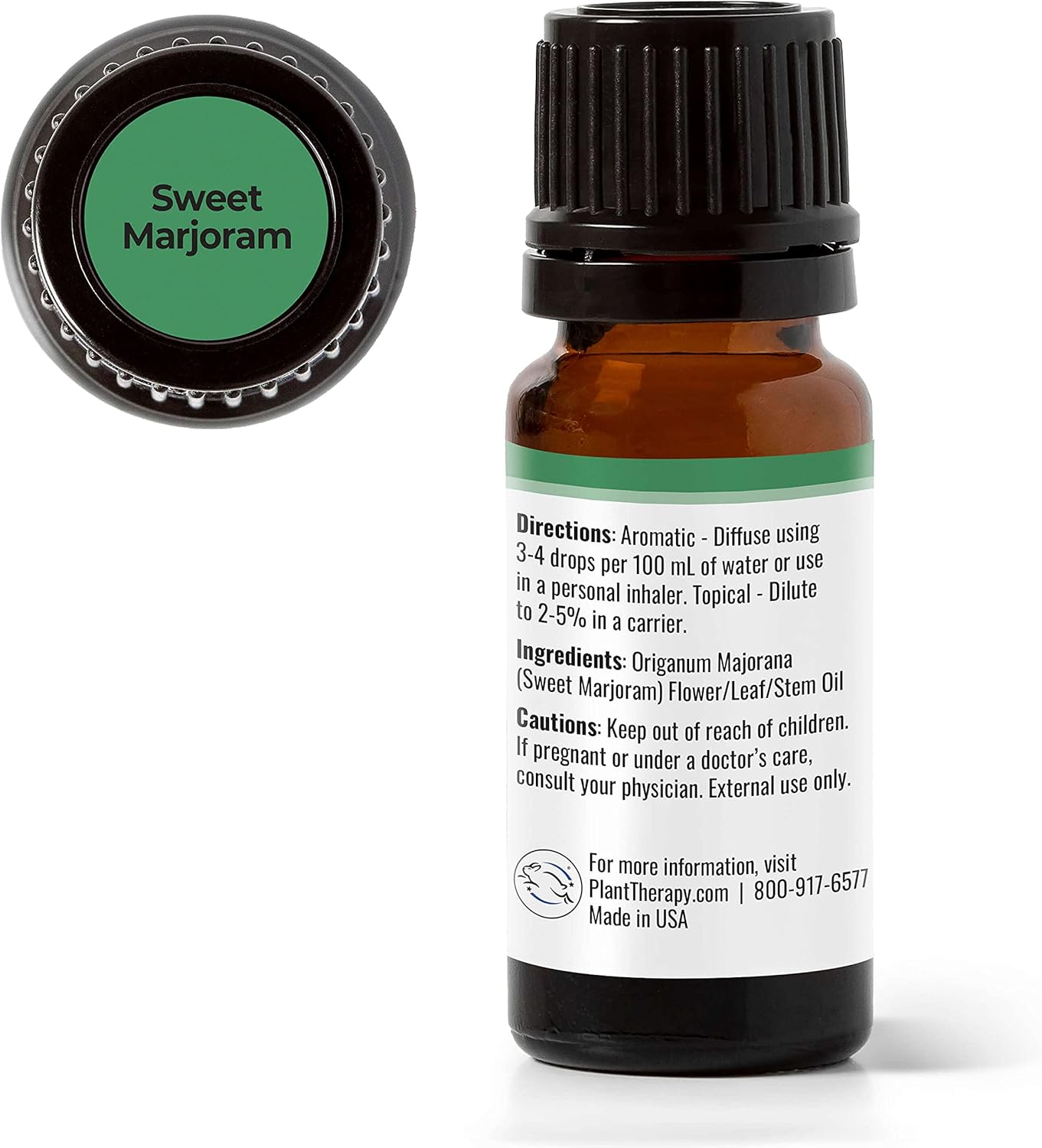 Plant Therapy Marjoram Sweet Essential Oil | 100% Pure, Undiluted, Natural Aromatherapy, Therapeutic Grade | 10 Milliliter (1/3 Ounce) - Image 5