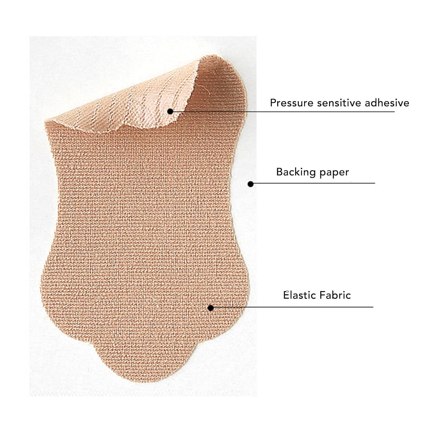 50 Pcs Underarm Sweat Pads, Versatile Slim Armpit Sweat Pads, Non Scarring Stretch Armpit Antiperspirant Sticker, Disposable Sweat Absorption Patch for Exercising, Women - Image 9