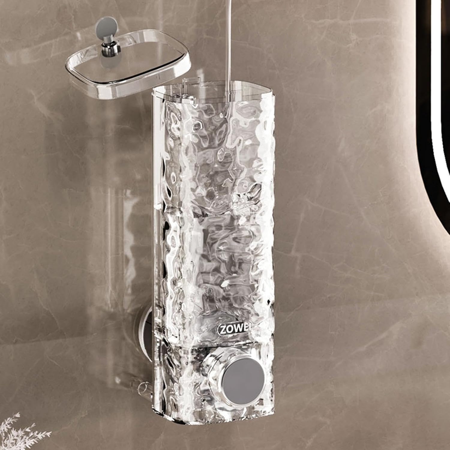 450ml Wall Mount Soap Dispenser for Shampoo Conditioner Body Wash - Image 9