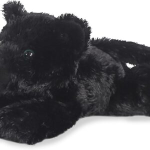 Aurora® Adorable Mini Flopsie™ Onyx™ Stuffed Animal - Playful Ease - Timeless Companions - Black 8 Inches