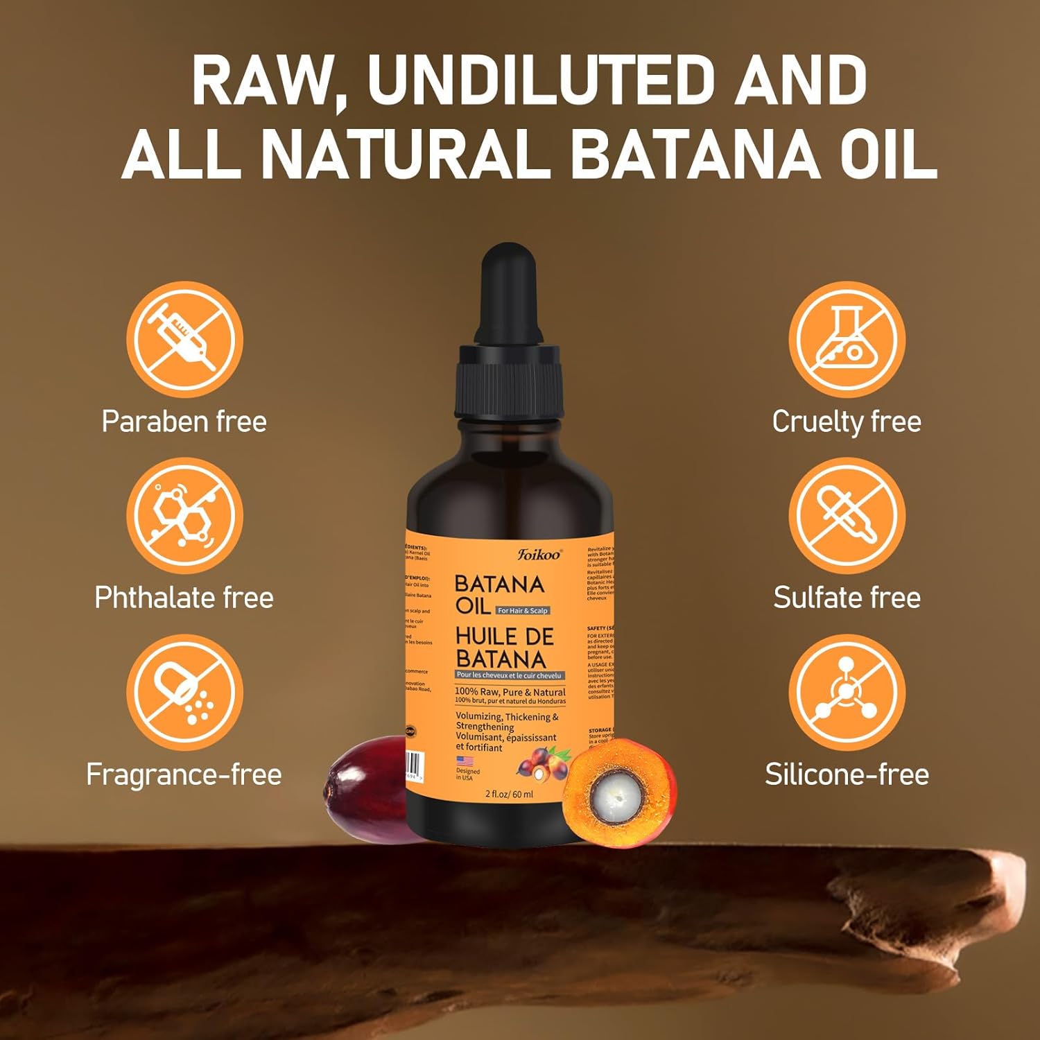 Dr Sebi Organic Batana Oil 2 Fl Oz for Natural Hair Growth - Image 3