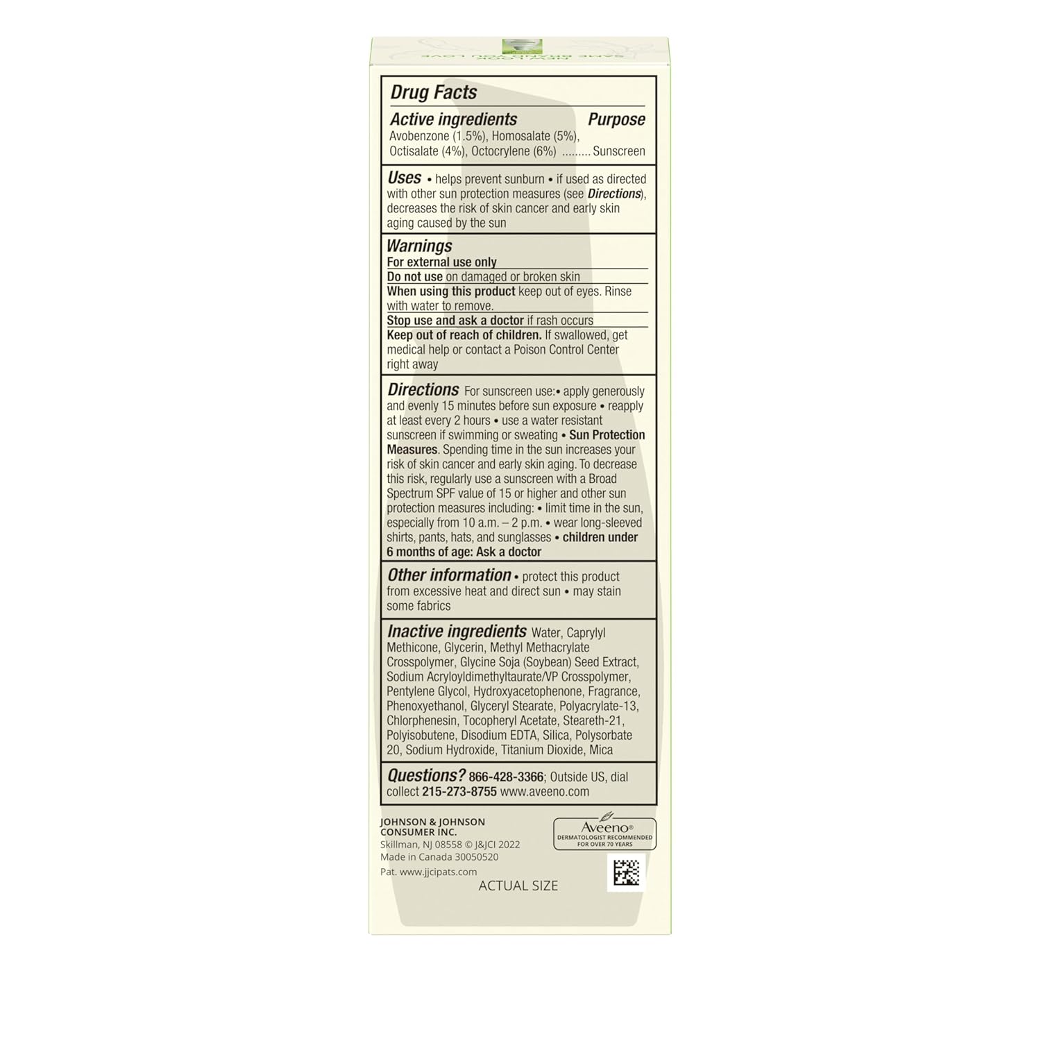 Aveeno Positively Radiant SPF 30 Face Moisturizer 2.3 oz Oil-Free Hydrating Formula - Image 8