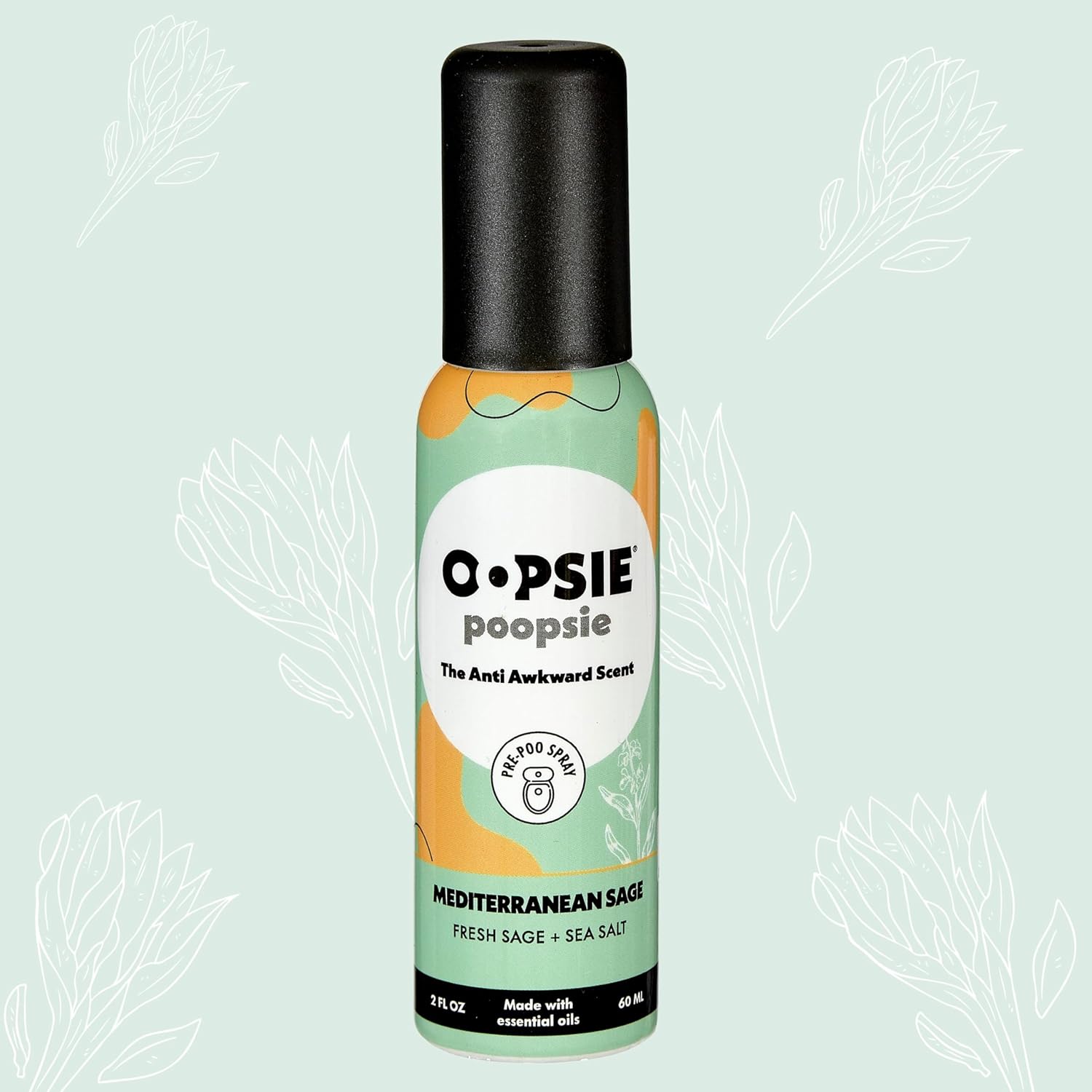 Pre Poop Spray - 4 Pack Natural Pre Poo Toilet Spray for Bathrooms, Trap Odors & Eliminate Embarrassment, 2oz Travel Size Pre Poo Air Freshener Spray (Variety 4-Pack) - Image 2