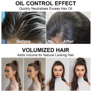 Non-Aerosol Dry Shampoo Powder Spray for Women of All Hair Types, Waterless, Absorb Excess Hair Oil, Instantly Fresh Strengthening and Volumizing, Natural Ingredients, Travel size