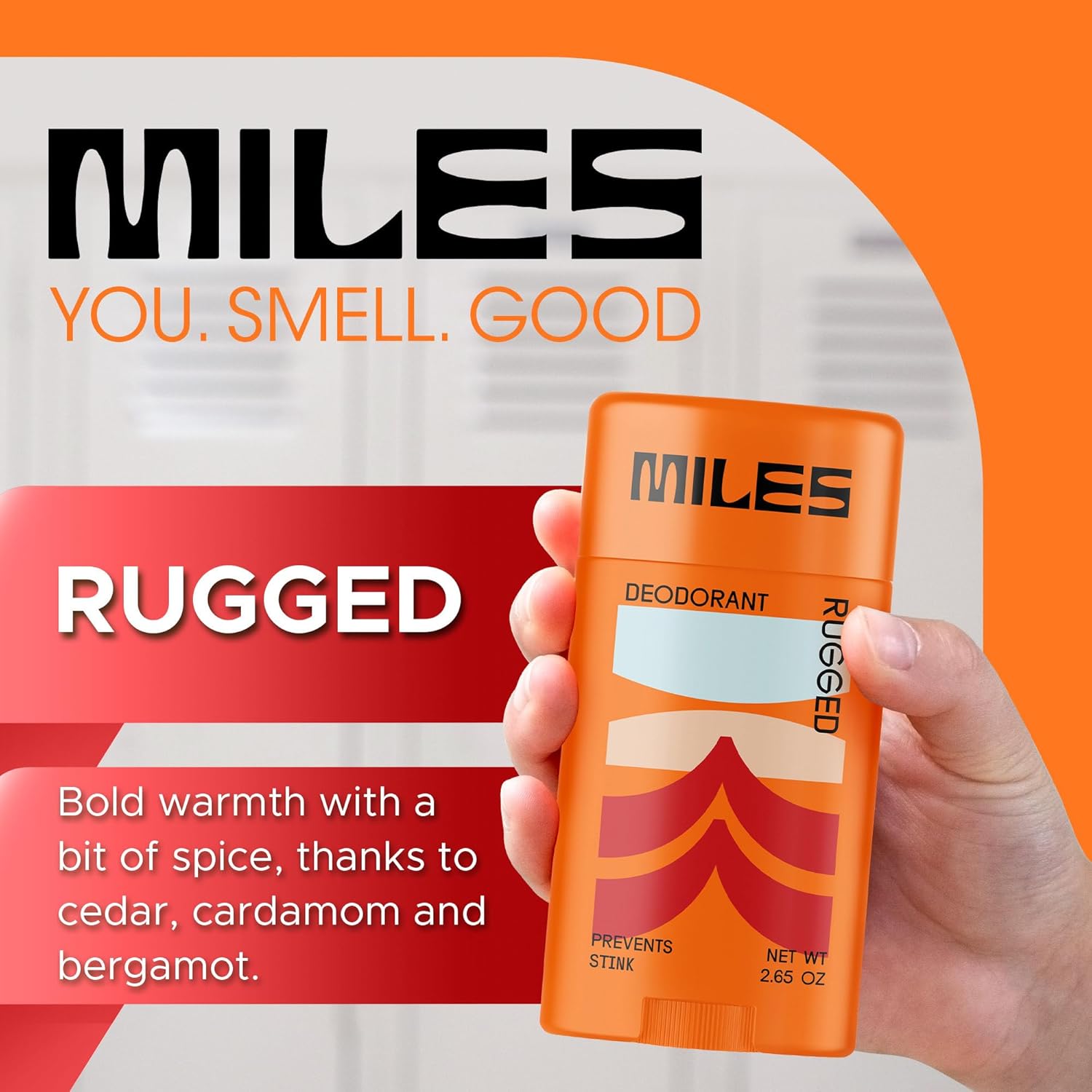 Miles Kids Aluminum Free Natural Deodorant for Boys & Girls, Rugged Scent, 2.5 oz Hypoallergenic - Image 5