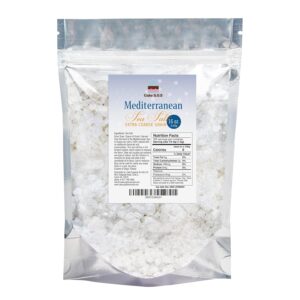 Mediterranean Sea Salt for Grinder Refill, Extra Coarse Grain (1-Pound Bag)