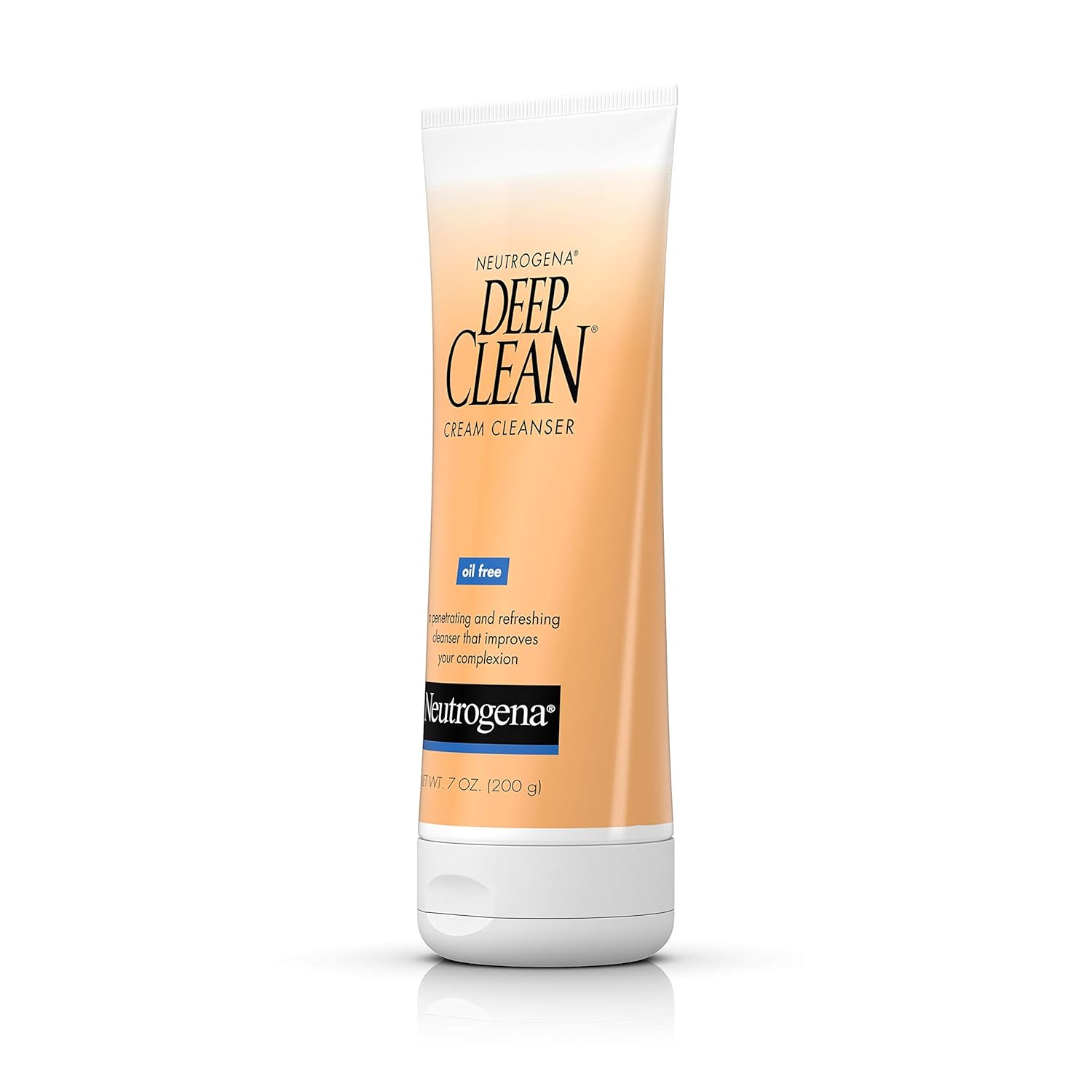 Neutrogena Deep Clean Daily Facial Cream Cleanser with Beta Hydroxy Acid to Remove Dirt, Oil & Makeup, Alcohol-Free, Oil-Free & Non-Comedogenic, 7 fl. oz - Image 8