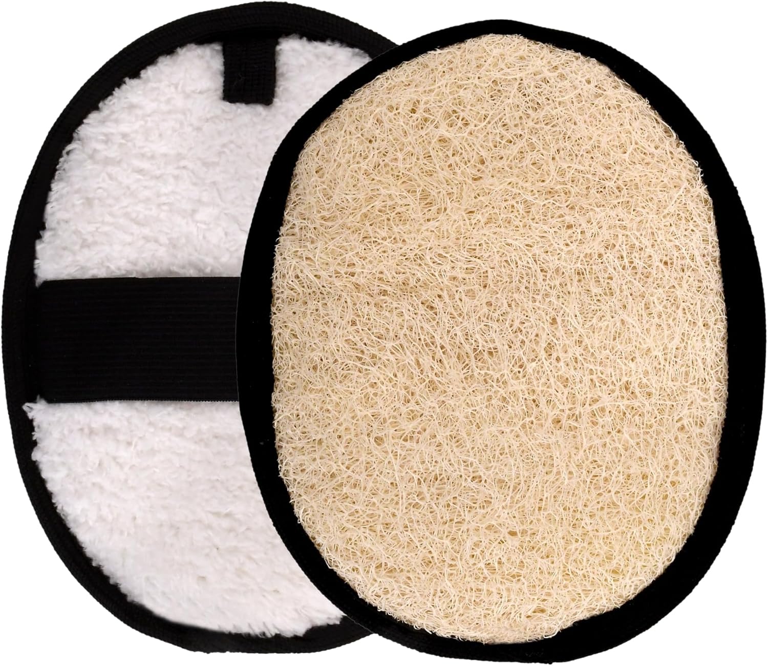 Rugged Natural Shower Loofah for Men - Tough Eco-Friendly Exfoliating Body Scrubbers, Durable & Gentle Terry Towel Cloth pad for Manly Skin Care - Lufas, Luffa, Loufas Sponges - Image 8