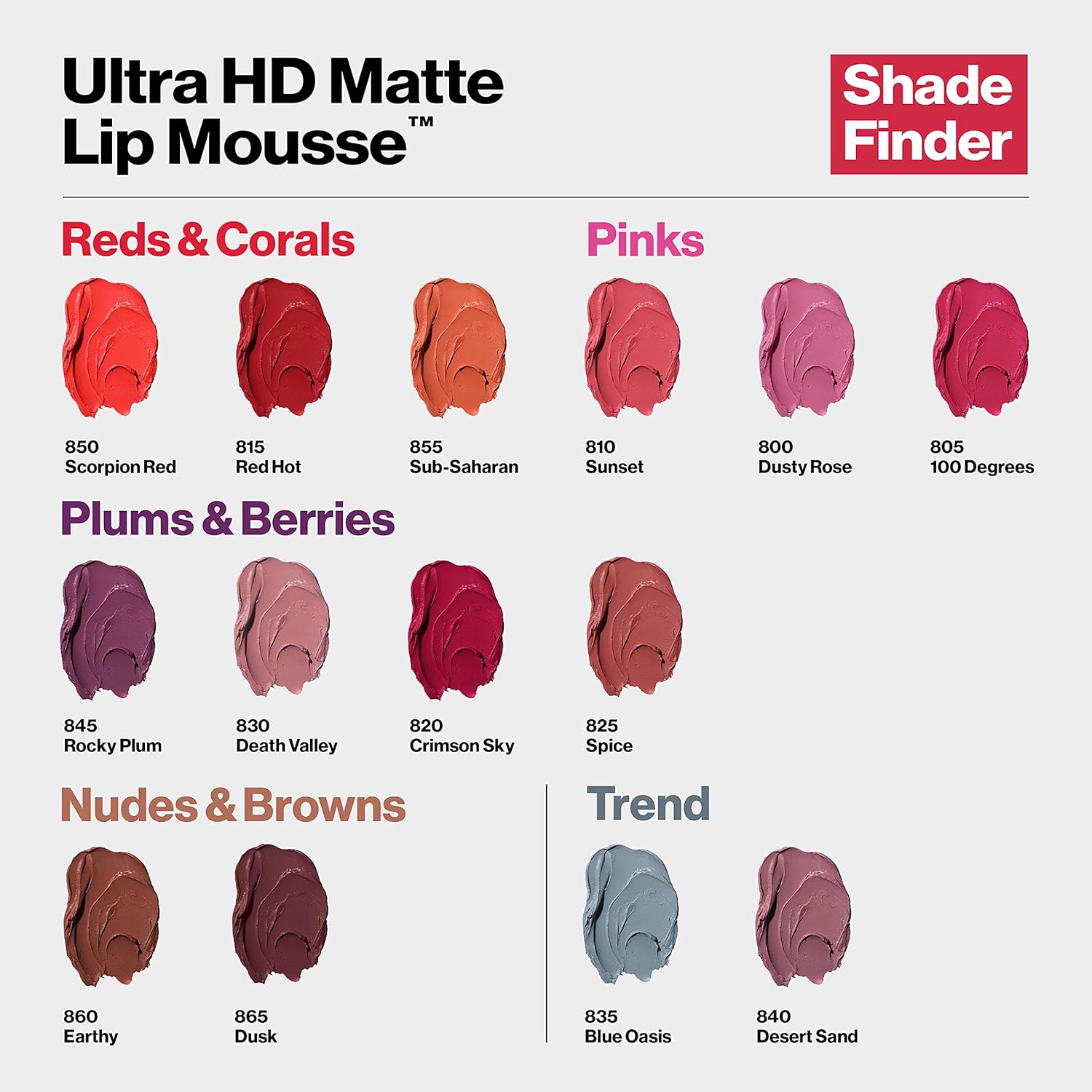 Revlon Ultra HD Lip Mousse Hyper Matte, Longwearing Creamy Liquid Lipstick, in Pink 100 Degrees (805), 0.2 oz - Image 8