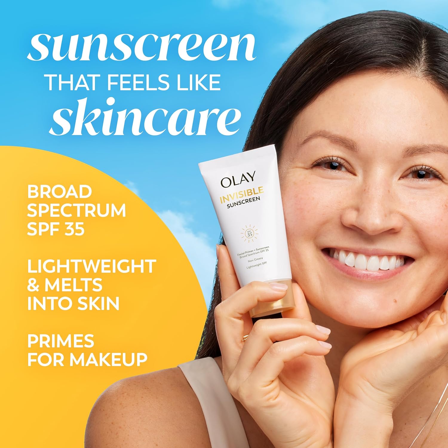 Olay Invisible SPF 35 Facial Sunscreen and Makeup Primer Fragrance-Free 1.7 Oz - Image 10