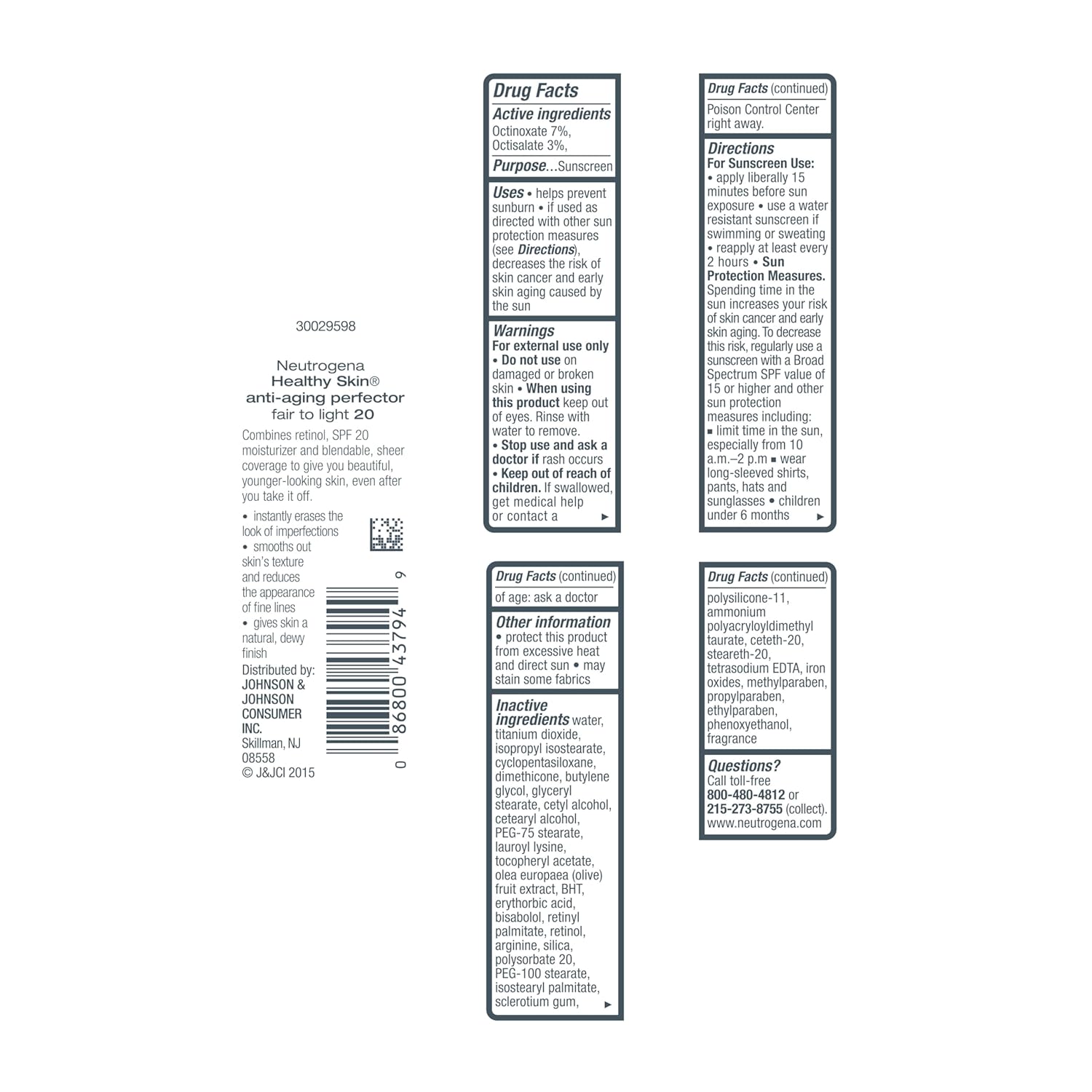Neutrogena Fair to Light Tinted Facial Moisturizer SPF 20 1 oz - Image 8