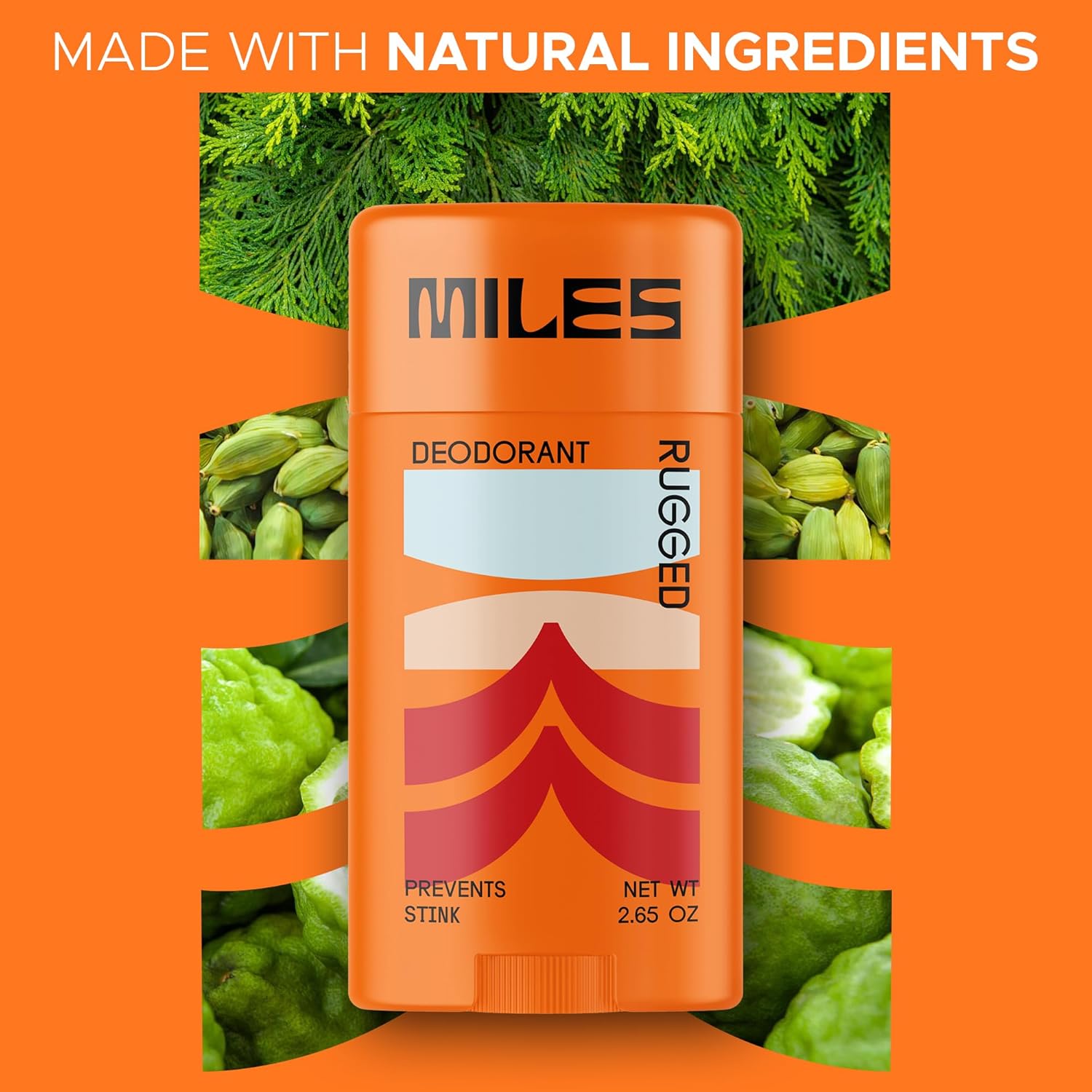 Miles Kids Aluminum Free Natural Deodorant for Boys & Girls, Rugged Scent, 2.5 oz Hypoallergenic - Image 4