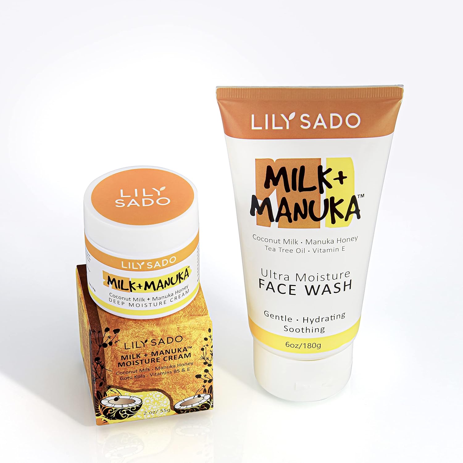 LILY SADO MILK+MANUKA™ Coconut Milk and Manuka Honey Natural Face Moisturizer - Non Greasy Organic Facial Cream with Cocoa Butter and Gotu Kola - Amazing Anti-aging Formula - Image 9