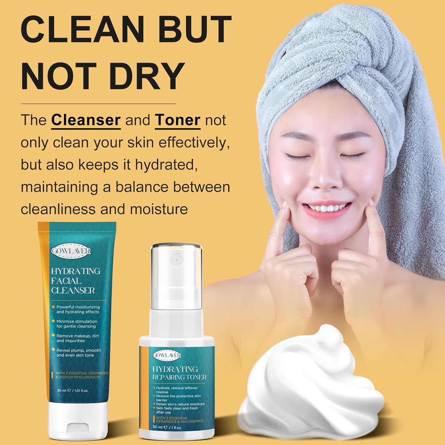 Teen and Women's Anti-Aging Hydrating Repair Skin Care Kit for All Skin Types - Image 3