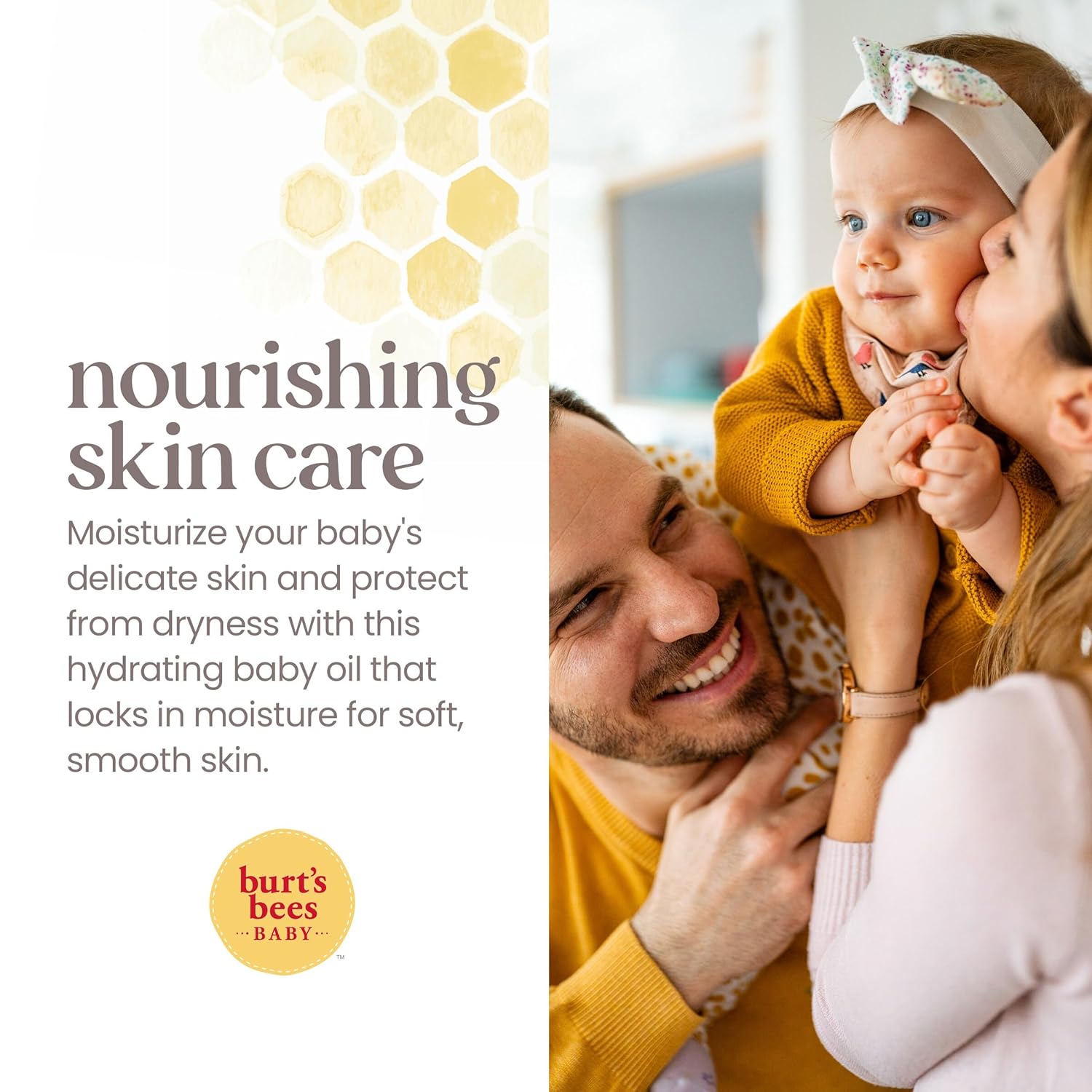Burt's Bees Baby Nourishing Baby Oil, 100% Natural Origin Skin Care - 5 Ounce Bottle - Image 5