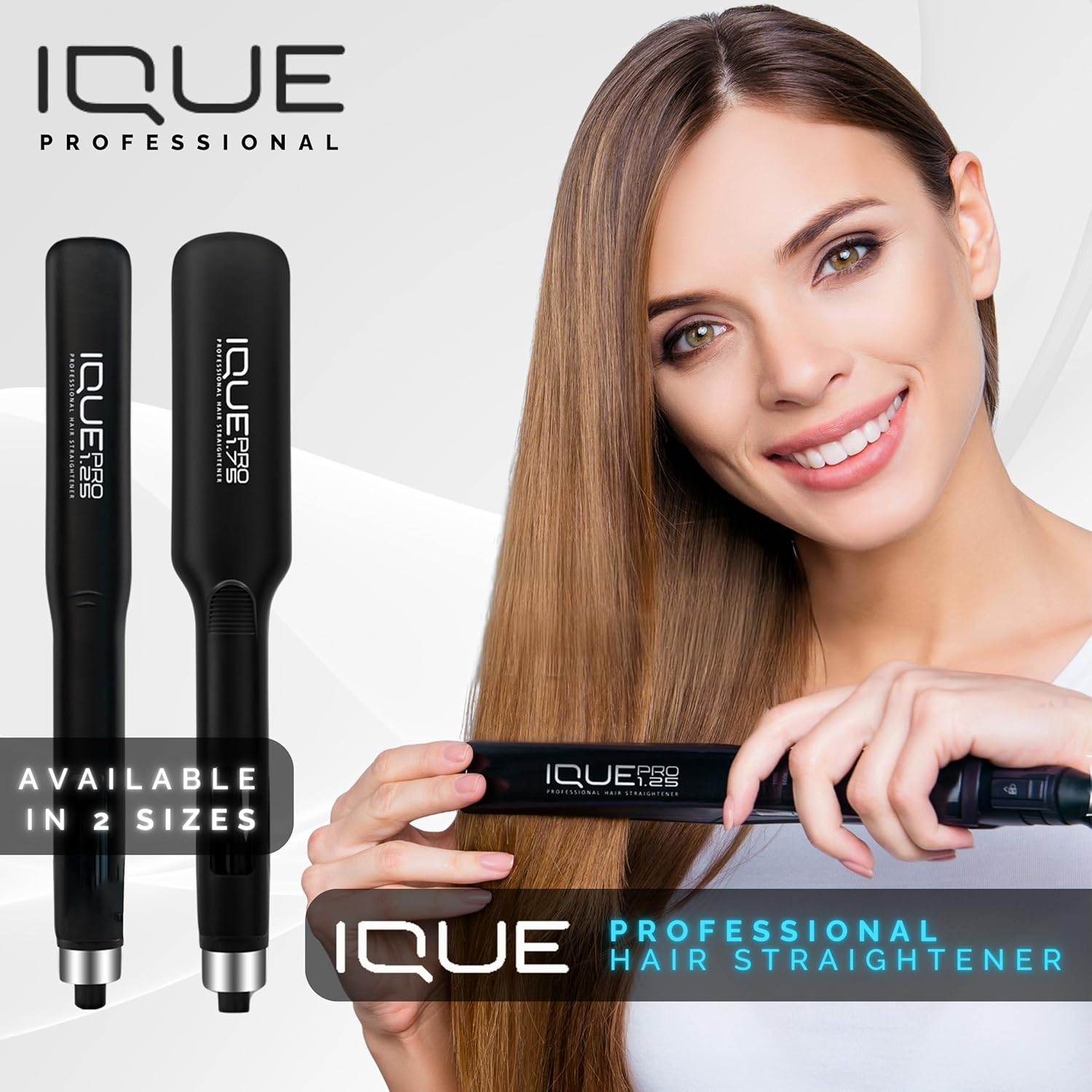 Nano Titanium 2-in-1 Flat Iron Hair Straightener and Curler 1.25 Inch with Adjustable 480°F LCD Display - Image 7