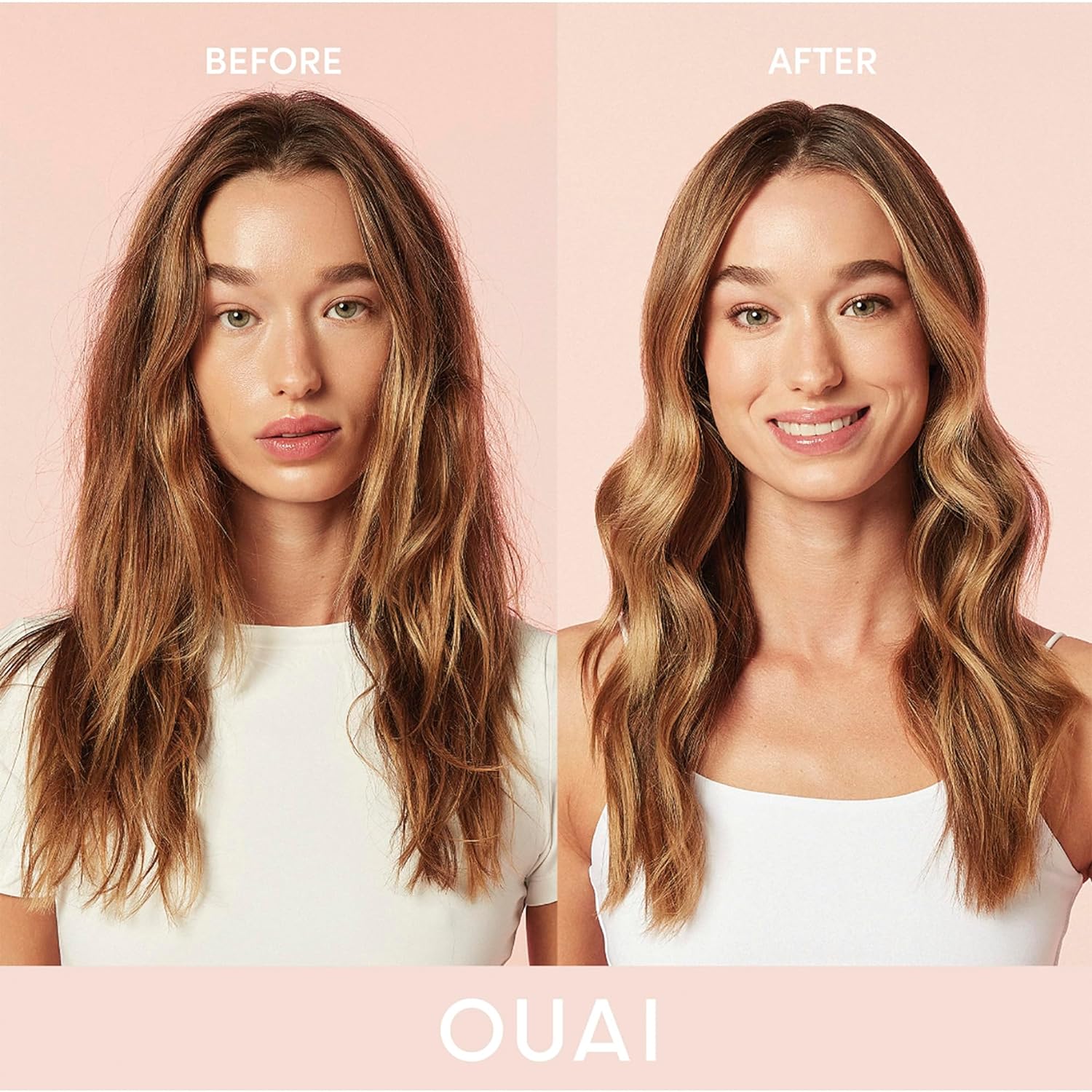 OUAI Anti Frizz Cream Travel Duo - Moisturizing Hair Cream with Frizz Control & Heat Protection - Provides Lasting Hydration with Jackfruit & Beetroot - Paraben & Sulfate Free (2 Count, 6 Oz/ 3 Oz) - Image 7
