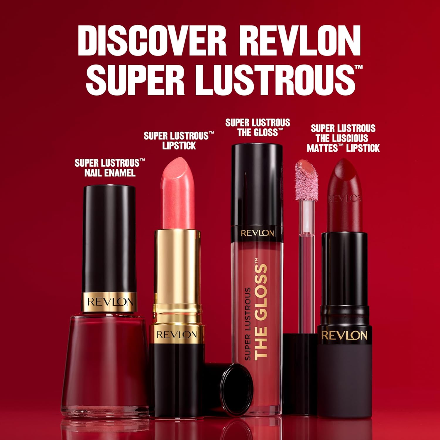 Revlon Super Lustrous Lip Gloss, Non-Sticky, Hydrating, High Shine Finish, 215 Super Natural, 0.13 oz - Image 11