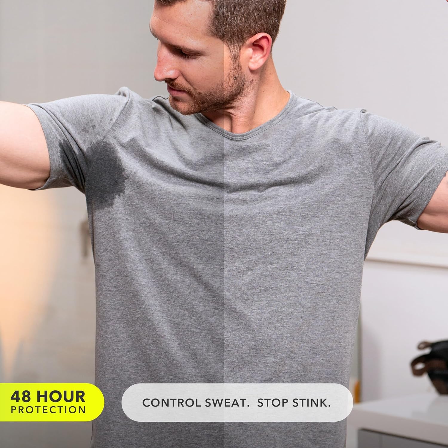 SweatBlock Clinical Strength Deodorant and Antiperspirant for Men and Women Sandalwood & Amber Scent 48 Hour Protection Against Sweat & Odor Ideal for Active Lifestyles and Daily Use - Image 4