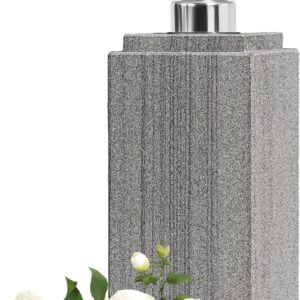 Marble Soap Dispenser for Bathroom, Amaauto Natural Marble Hand Liquid&Lotion Soap Dispenser Pump Bottle for Kitchen Bathroom Countertop Holds Dish Soap Shampoo Laundry Liquid Shower Gel