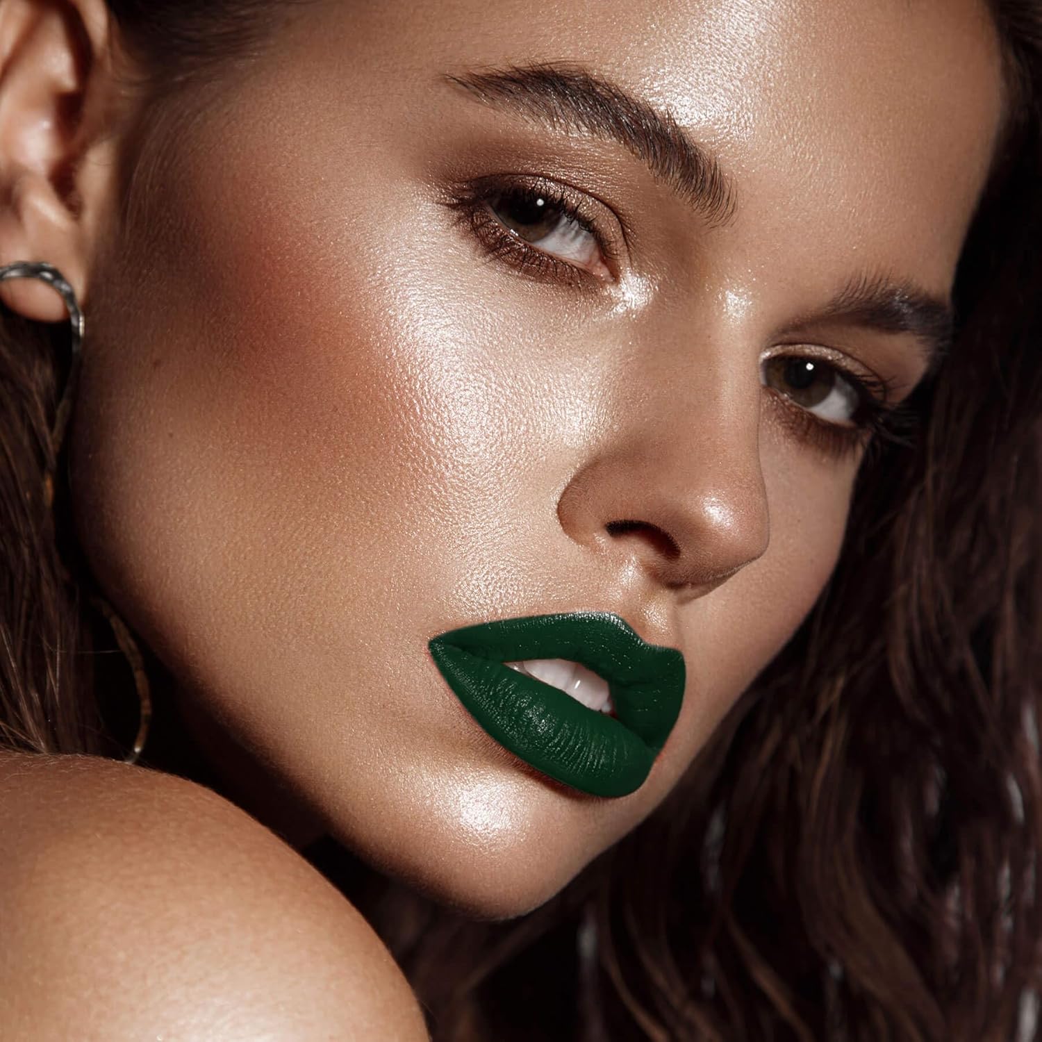 Green Matte Liquid Lipstick – Super Stay, Highly Pigmented, Rich Lip Colors, Smudge-Proof, Waterproof, Transfer-Resistant (Mystic Green Shade) - Image 2