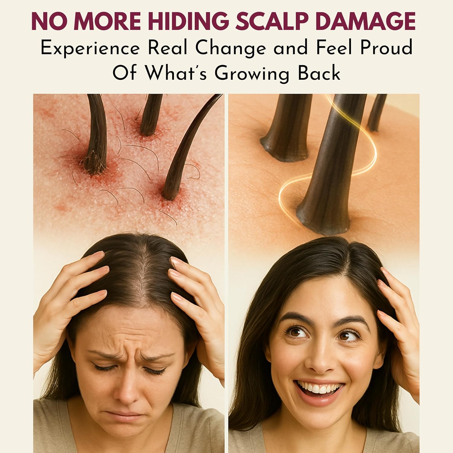 Biotin Rosemary Mint 3-in-1 Shampoo Conditioner for Women 90 Day Supply - Image 8