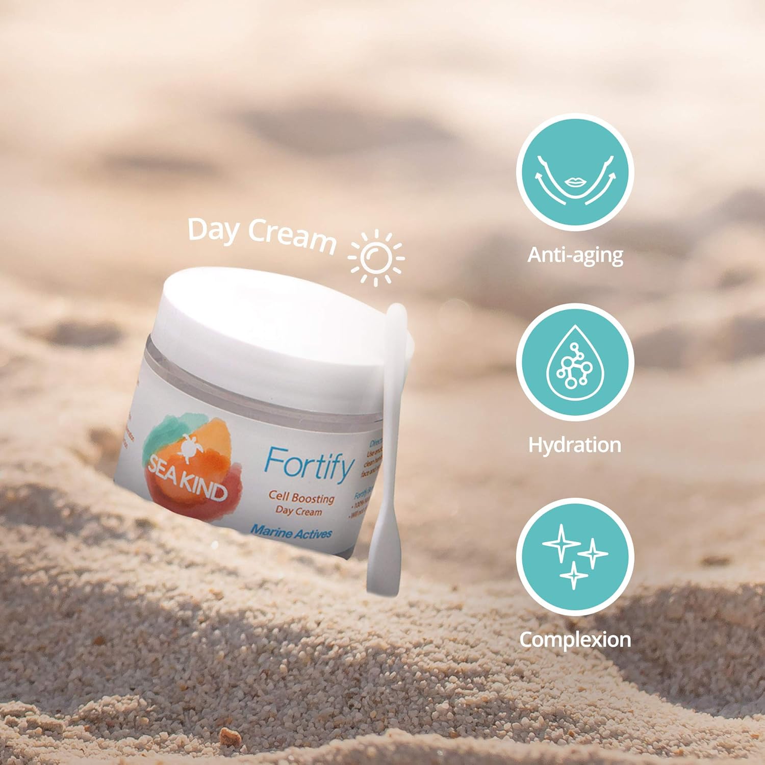 Fortify Cell Boosting Day Cream 2 fl oz Anti-Aging Face Moisturizer All Skin Types - Image 2