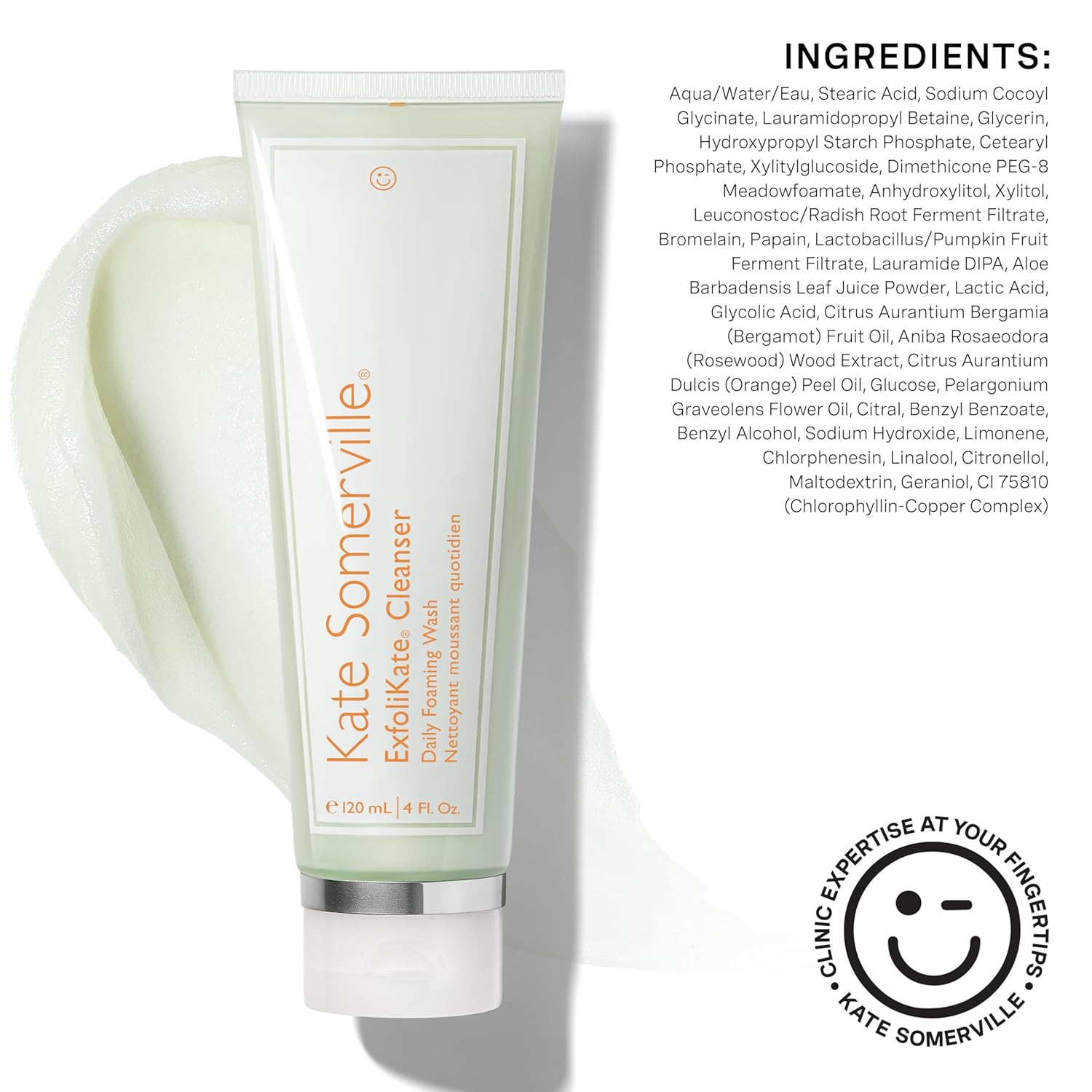 Kate Somerville ExfoliKate Cleanser – Daily Exfoliating Foaming Face Wash – Clinically Formulated Glycolic Acid and Lactic Acid Gentle Facial Scrub - Image 11