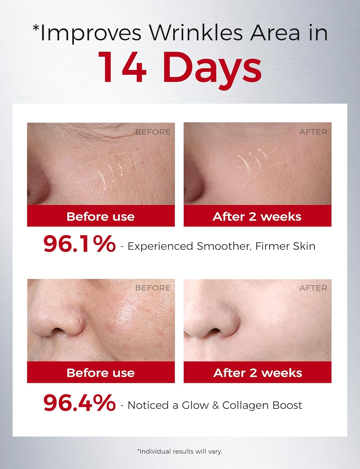 Firming and Hydrating Retinol Serum with Peptides, 300PPM Retinol, 1.01 fl oz - Image 4