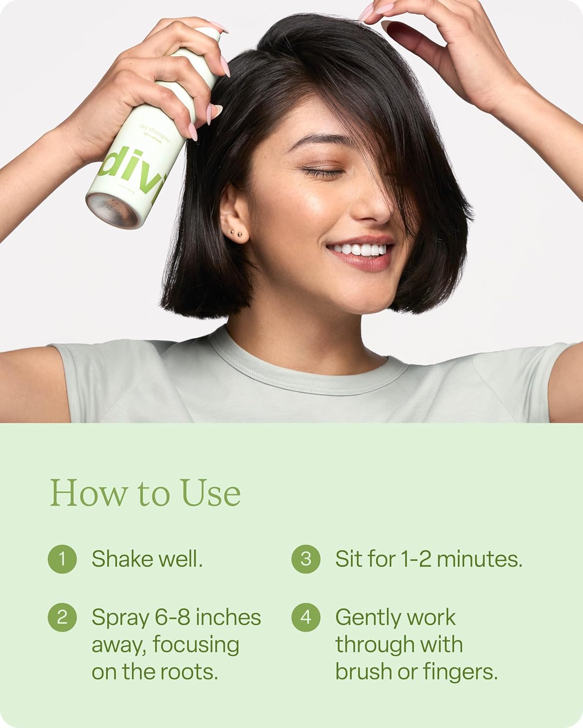 Divi Dry Shampoo Spray for Women - Formulated to Absorb Oil, Balance the Scalp and Extend Time Between Washes - Free of Benzene, Butane, Propane and Talc, 5.3oz (1 Pack) - Image 7