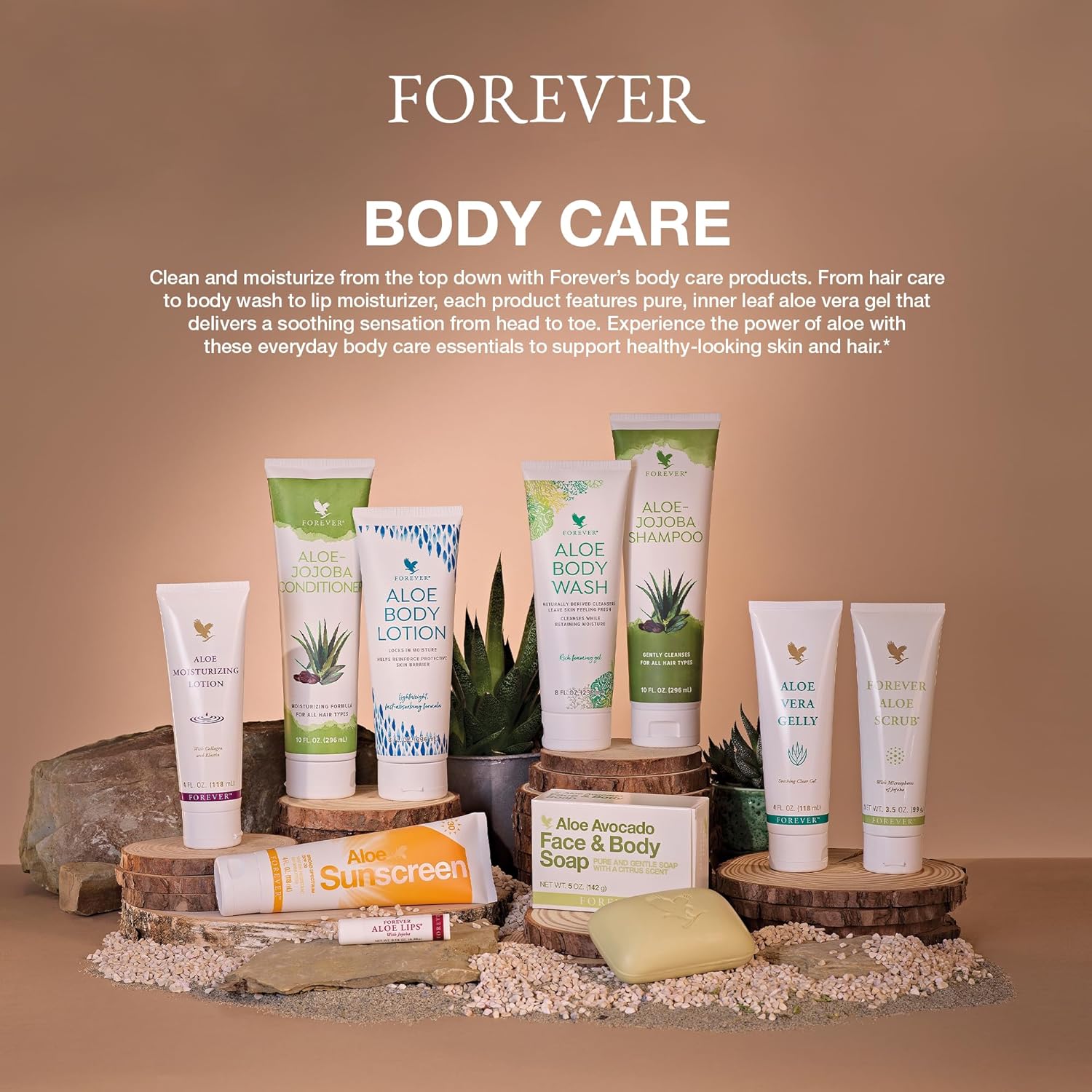 Forever Living Aloe Vera Moisturizing Lotion 4 fl oz with Collagen and Elastin - Image 6