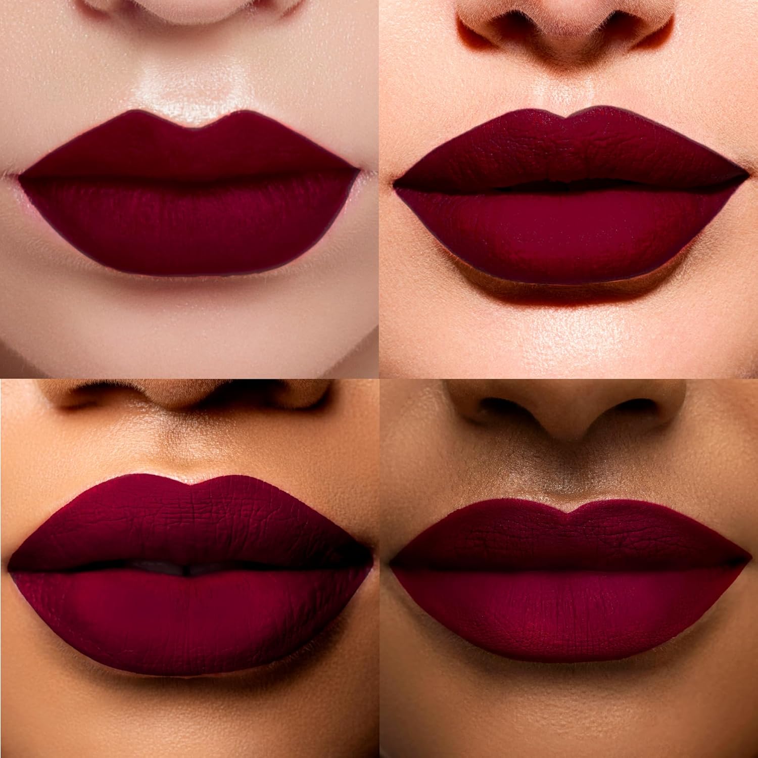 Ruby Kisses Velvet Lip Cream, Matte Finish Lipstick, Rich Color, Long Lasting Lip Stain, Lightweight, Nourishing, Hydration, High Pigment Lip Tint (SCARLET ROUGE) - Image 4