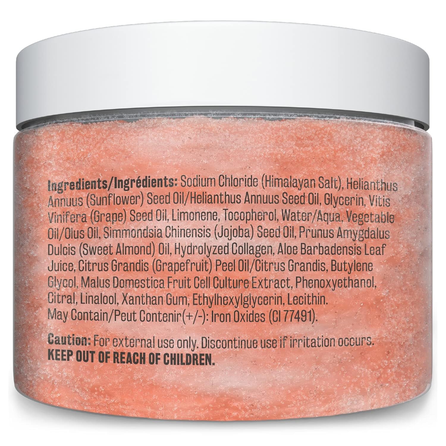 Himalayan Salt Scrub, Face, Foot, and Body Exfoliator with Collagen and Stem Cells, Exfoliating Scrub for Toning, Cellulite, and Skin Care by M3 Naturals - Image 2