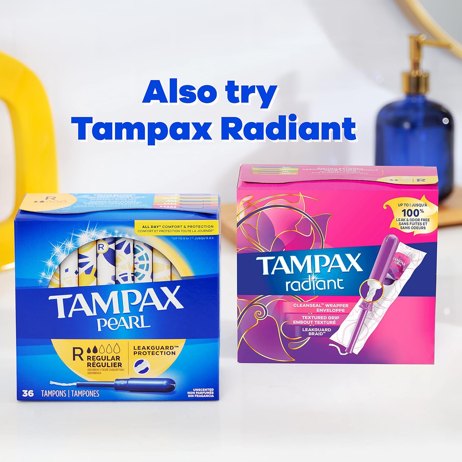 Tampax Pearl Tampons Multipack Unscented Regular Super Absorbency 68 Count - Image 6