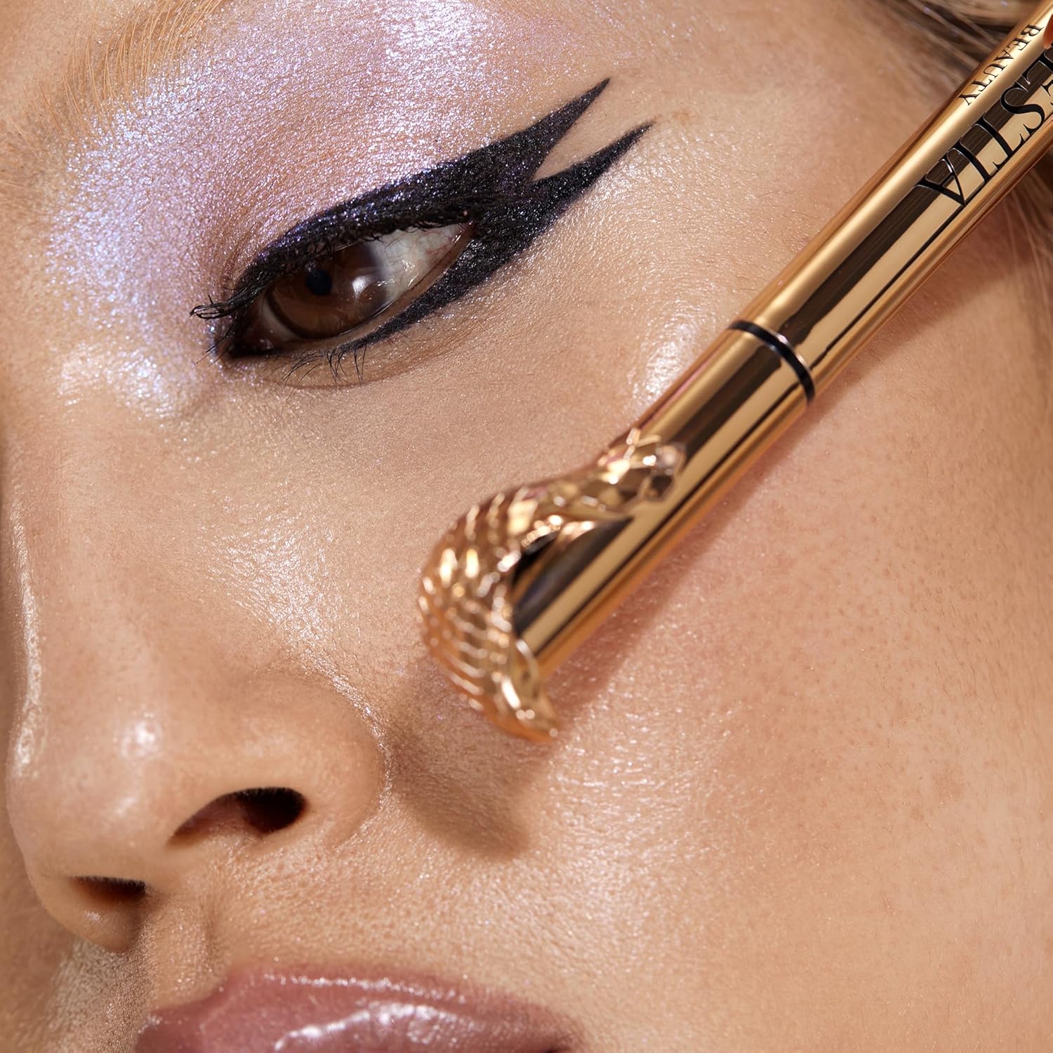 Queen Cobra Black Waterproof Liquid Eyeliner Pencil 0.016 fl oz New - Image 3