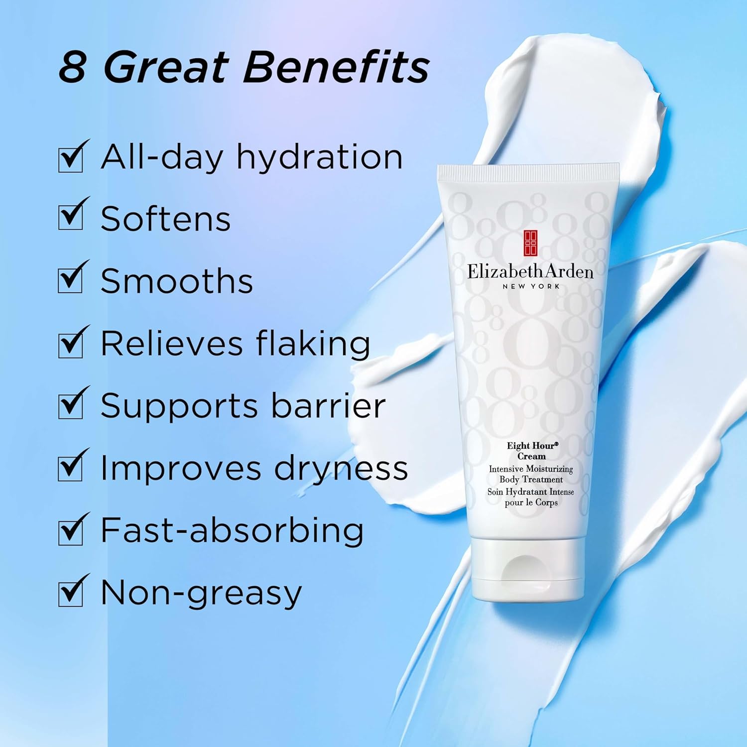 Elizabeth Arden Eight Hour Intensive Moisturizing Body Treatment, Dry Skin Lotion, Premium Skin Care - Image 5