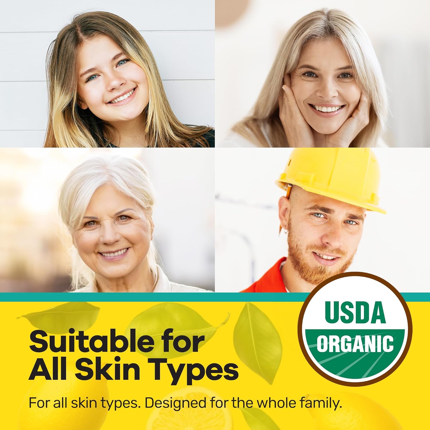 Organic Lip Balm - 70% Jojoba Oil with Beeswax - No Fillers or Additives - Moisturizes Dry Lips - Unflavored, & Travel-Ready - 2-Pack - 0.15 oz/4.6 gm - Lemon Scent - Image 8