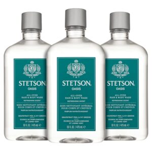 Stetson Oasis - All Over Hair & Body Wash - 3 Pack