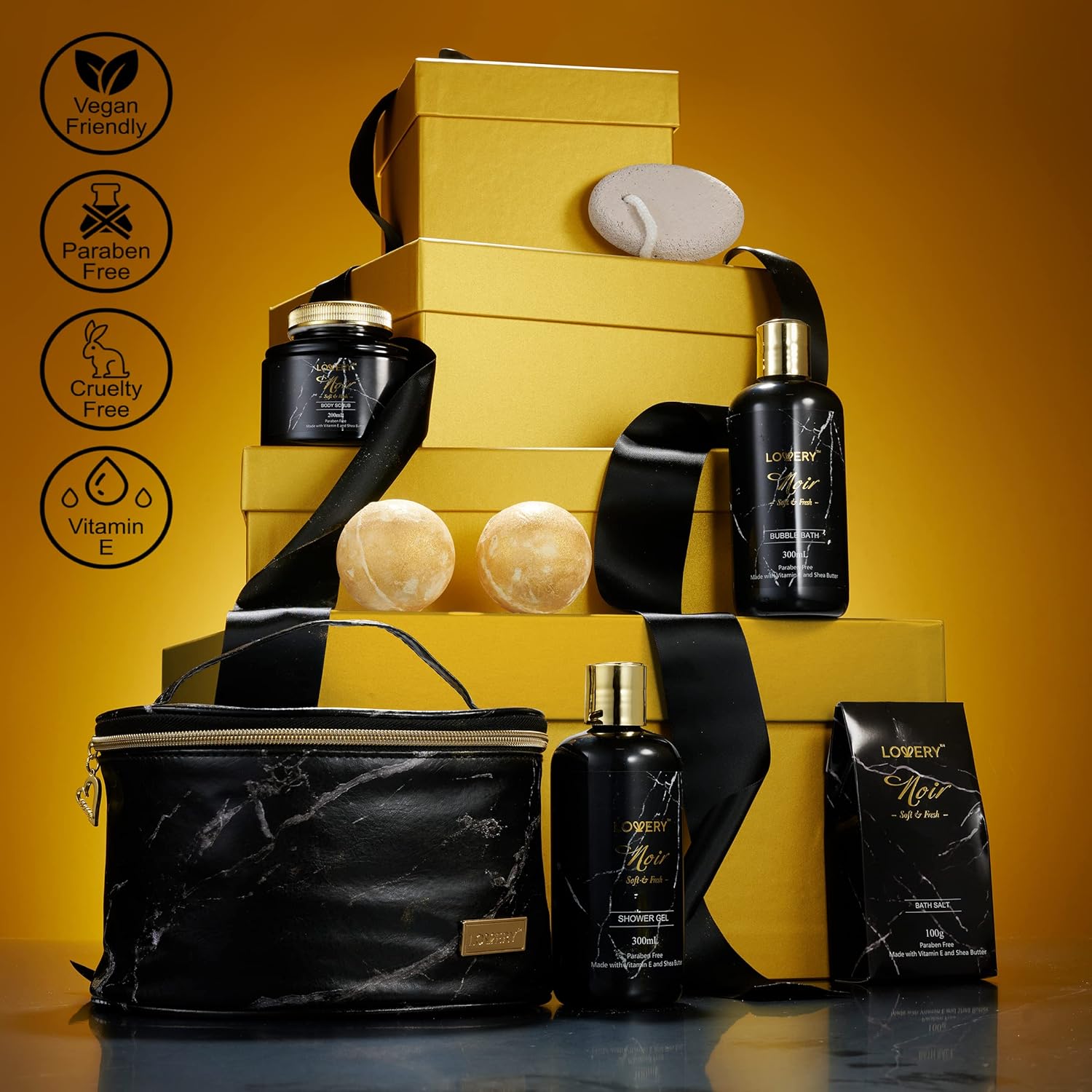 Men's Bath Gift Basket with Bubble Bath and Relaxing Bath Bombs - Image 6