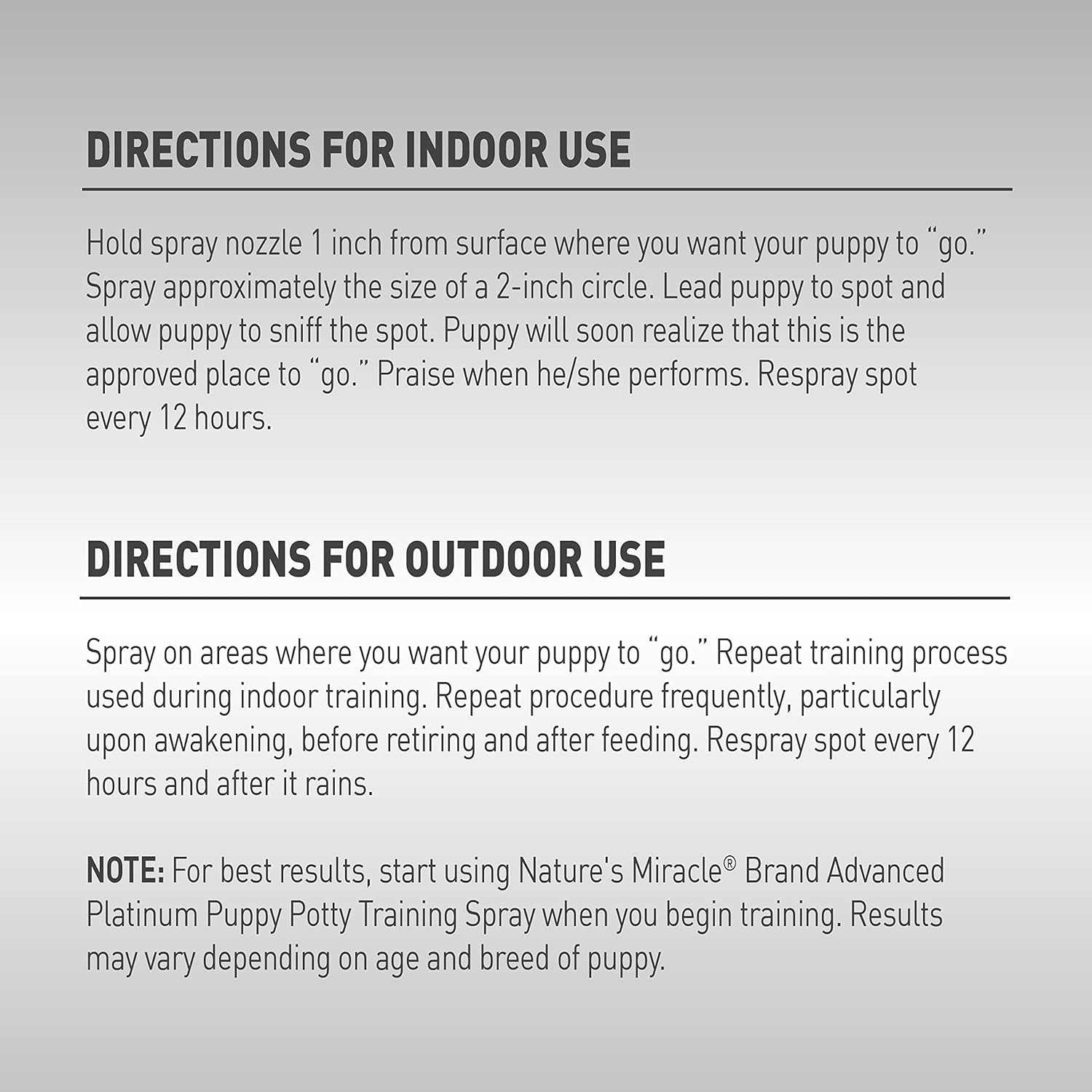 Nature’s Miracle Advanced Platinum Puppy Potty Training Spray, 16 Ounces, Dog Training Aid - Image 4